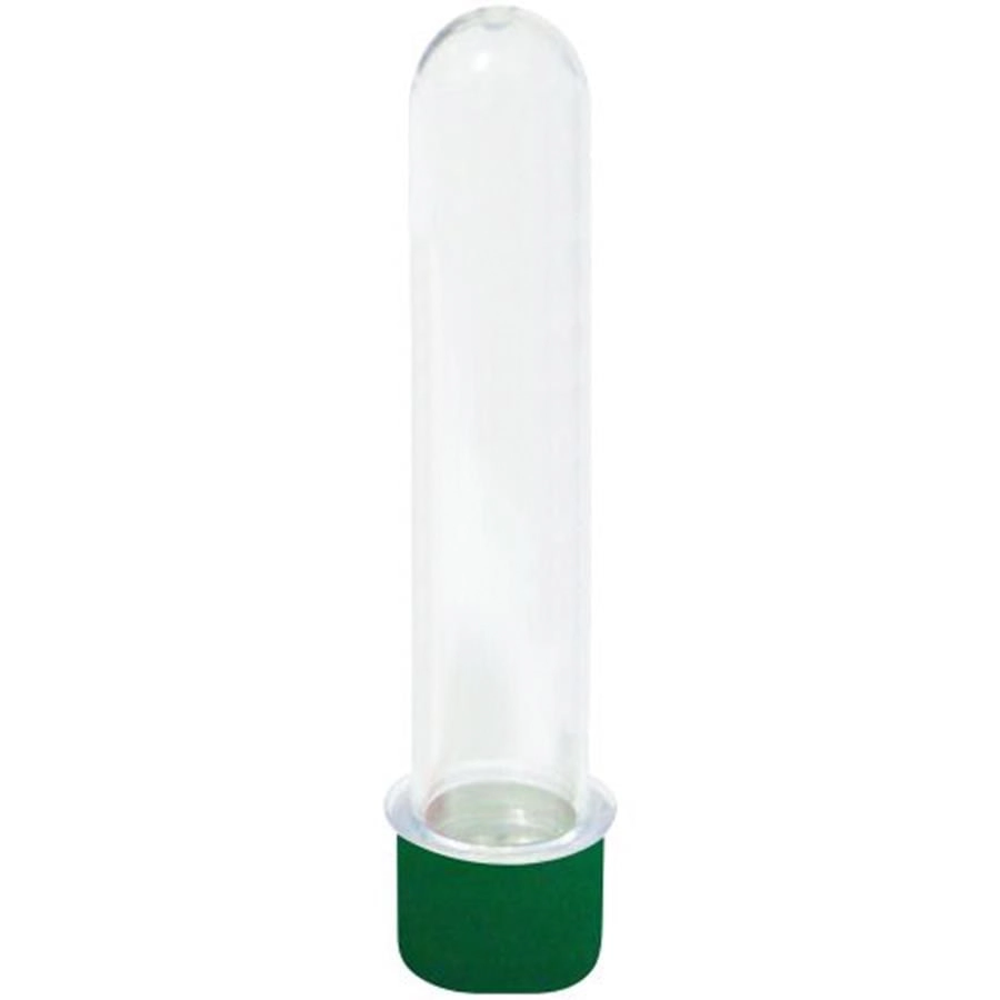 Tubetes C/tampa 13cm Verde Band C/10 Un Mirandinha