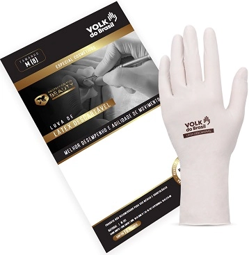 Luva Latex Volk C/10 P Beauty