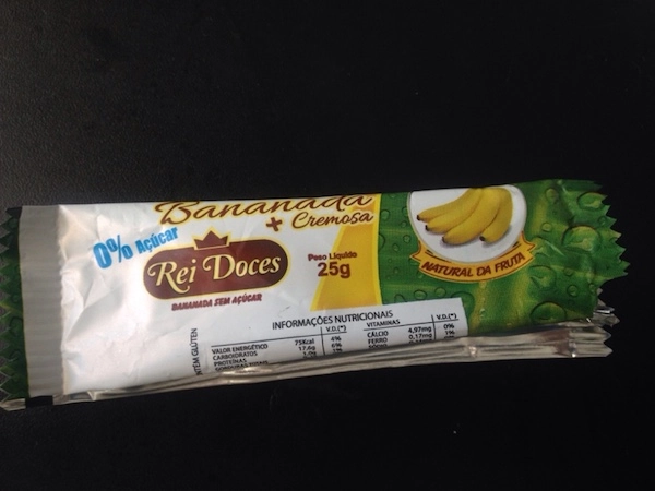 Bananada Zero Tradicional 25g Rei Doces