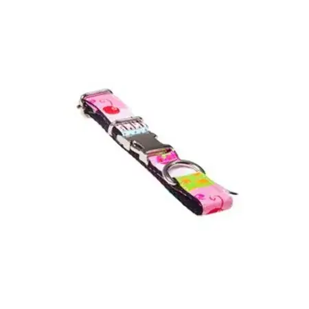 Coleira Cupcake Fecho Metal