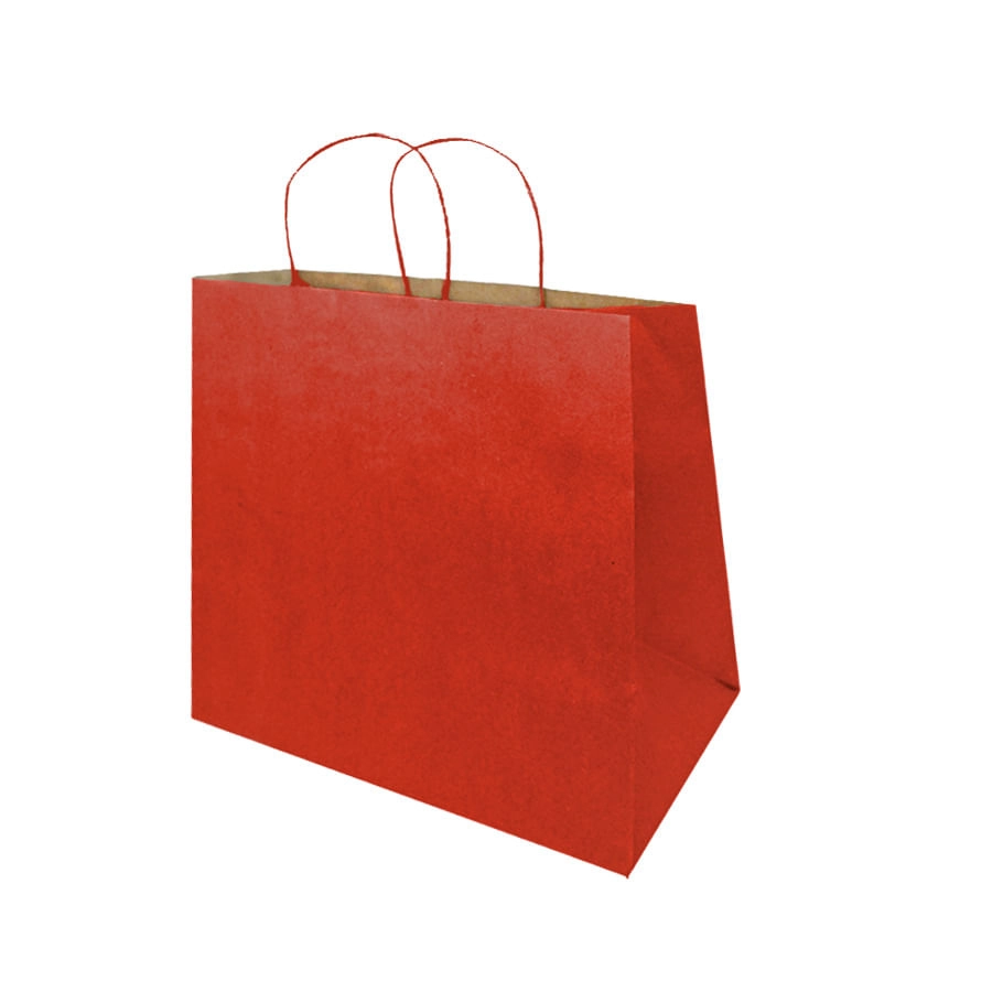Sacola Kraft Ve 23,5x17x28 10un101080018 Lc Embalagens
