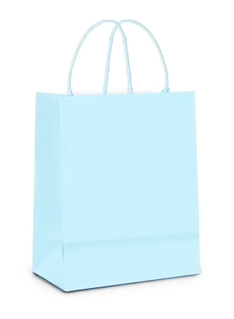 Sacola Az Bb 13,5x8x16cm C/10un 1x10un