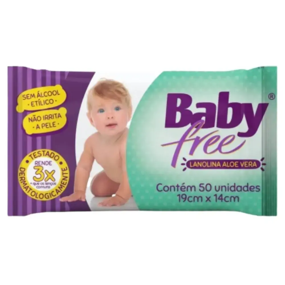 Lenco Umedecido Baby Free 50un