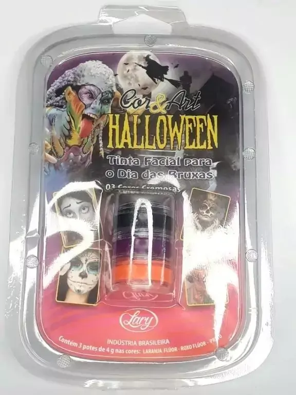 Tinta Facial Para O Dia Das Bruxas Halloween