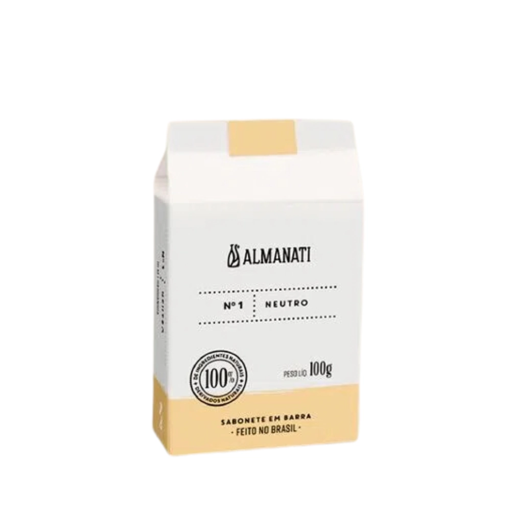 Sabonete Em Barra Neutro 100g, Almanati