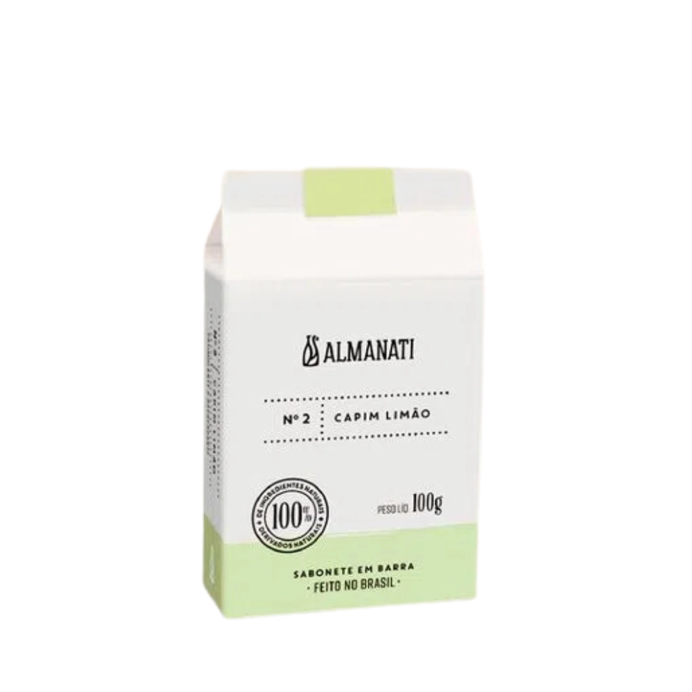 Sabonete Em Barra Almanati Capim Limao 100g