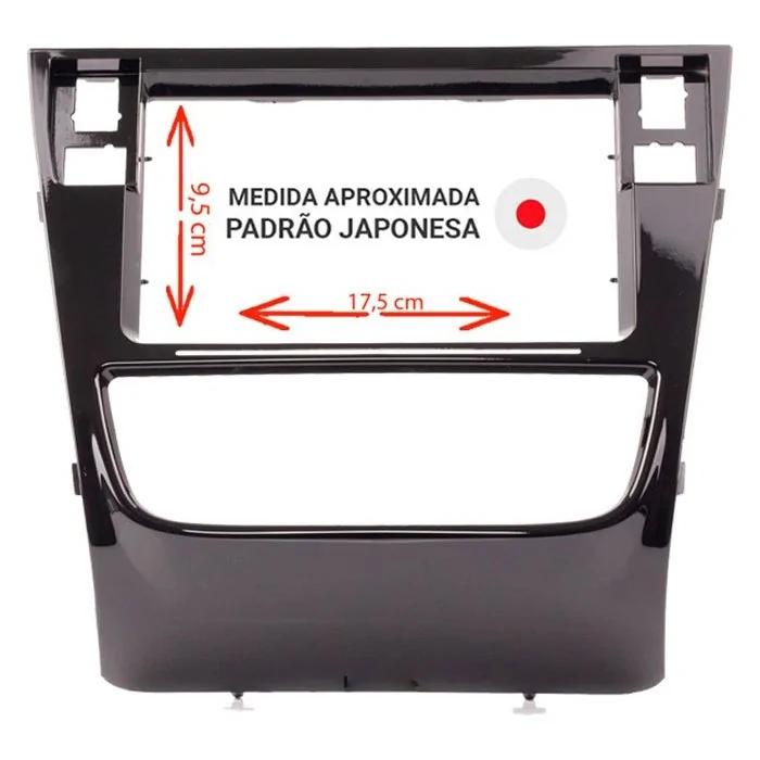 Moldura de Som 2 Din Black Pianno - EXPEX EPX324
