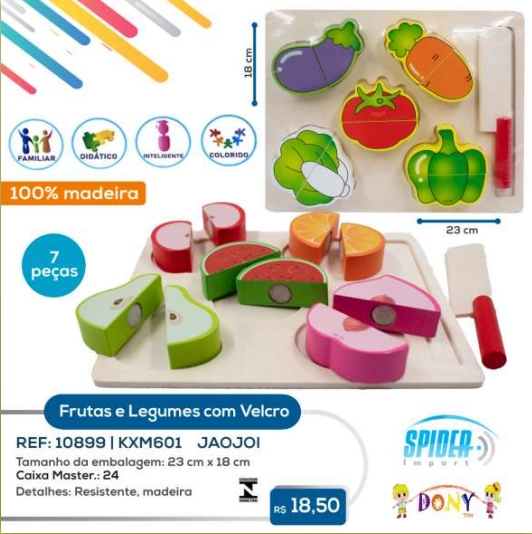 Brinquedo Educativo De Encaixe Ref.10899 Spider Import