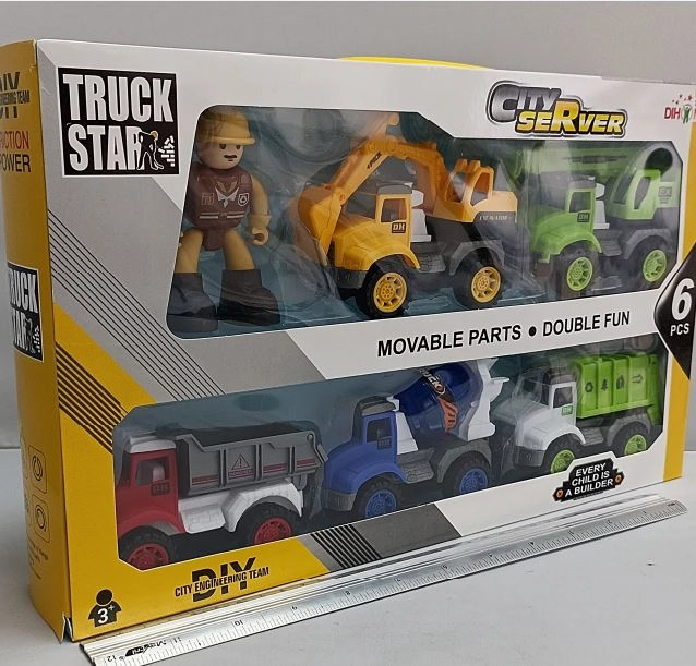 Veiculo C/boneco 6pcs 23872 Ref.11440 Spider Import