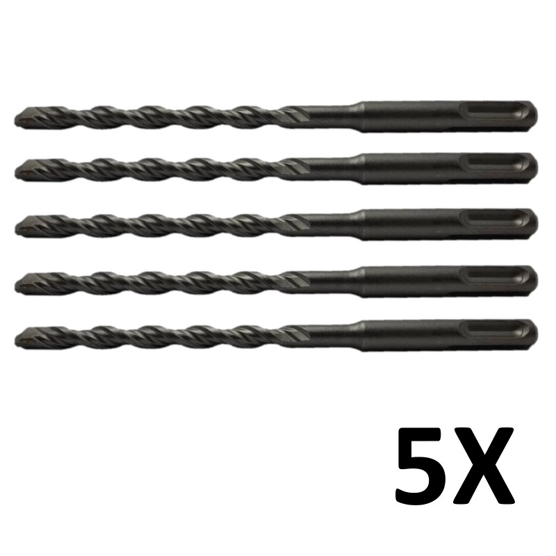 Kit 5 Broca Martelete Sds Plus Concreto 6mmx160mm Irwin