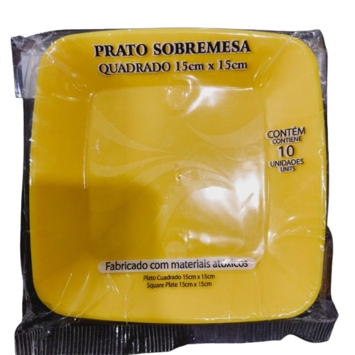 Prato Sob Clean Wave Quadrado Dour C/10