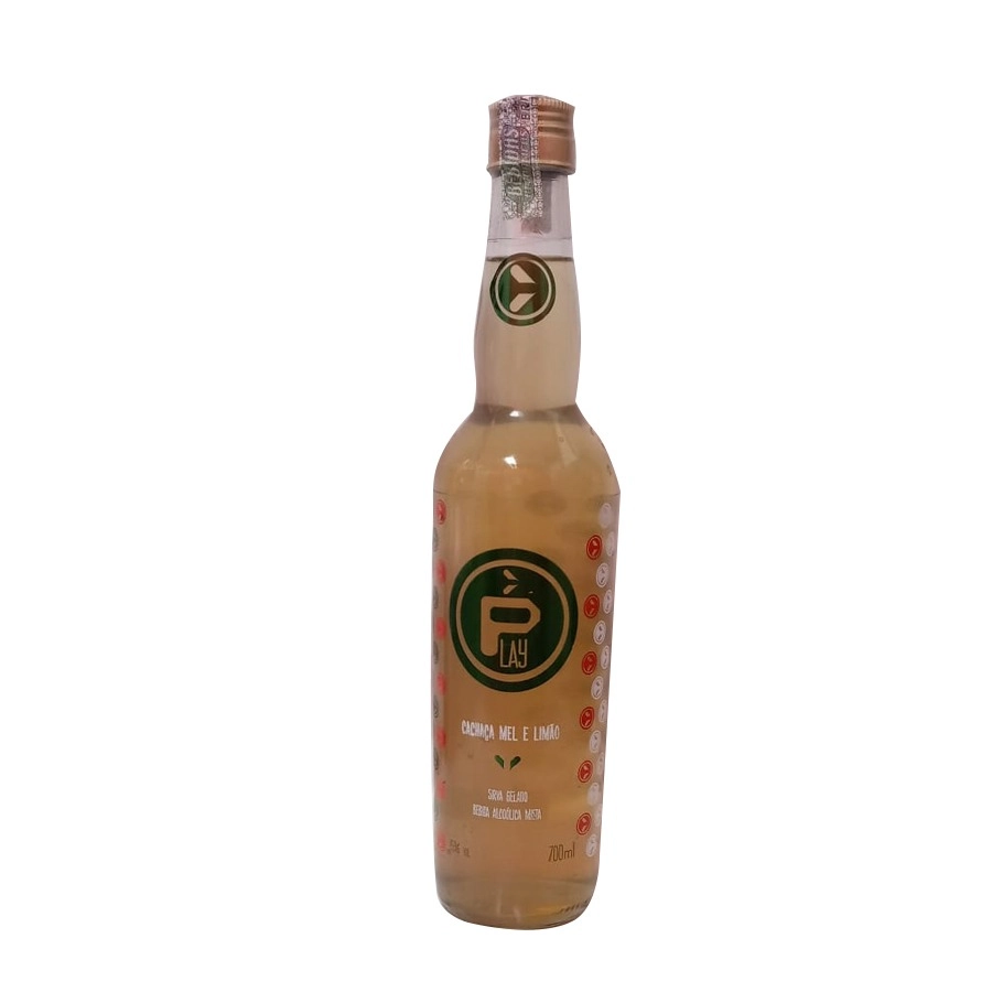 Cachaca Play 750ml Mel E Limao