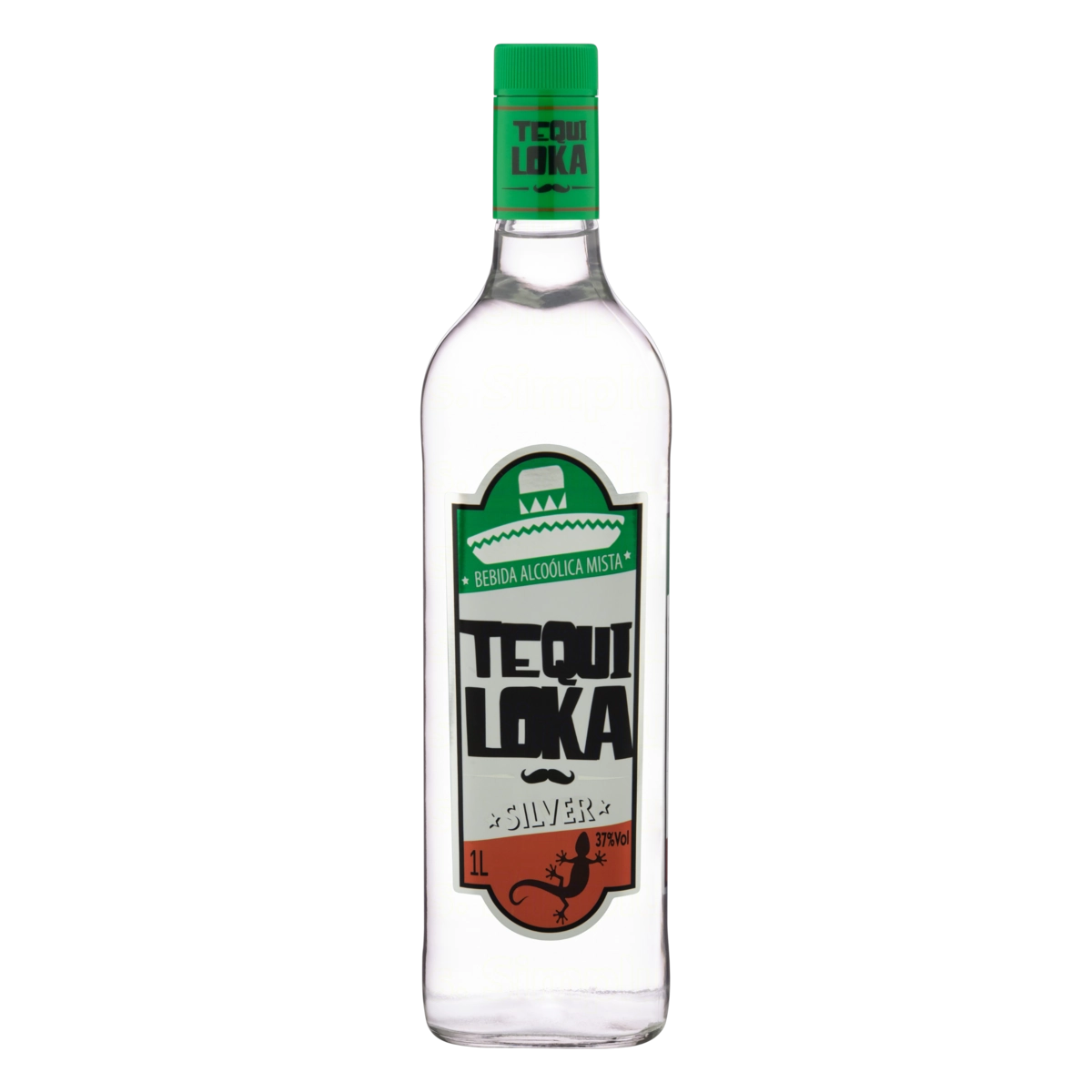 Bebida Mista Alcoólica Silver Tequiloka Garrafa 1l