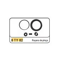Reparo da Pinça de Freio Dianteira TOYOTA COROLLA/FIELDER - 2MC 8TY82