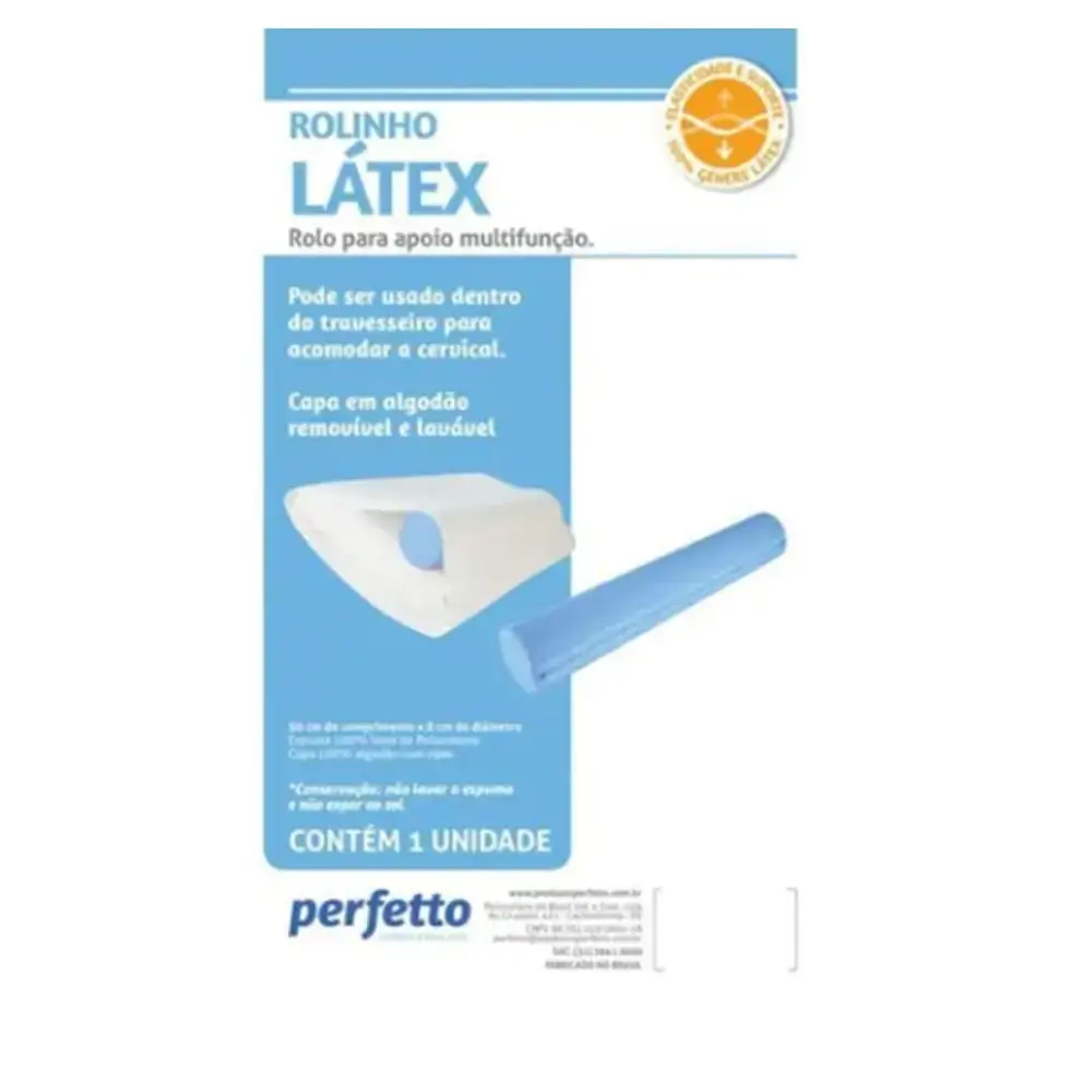 rolinho cervical látex - perfetto
