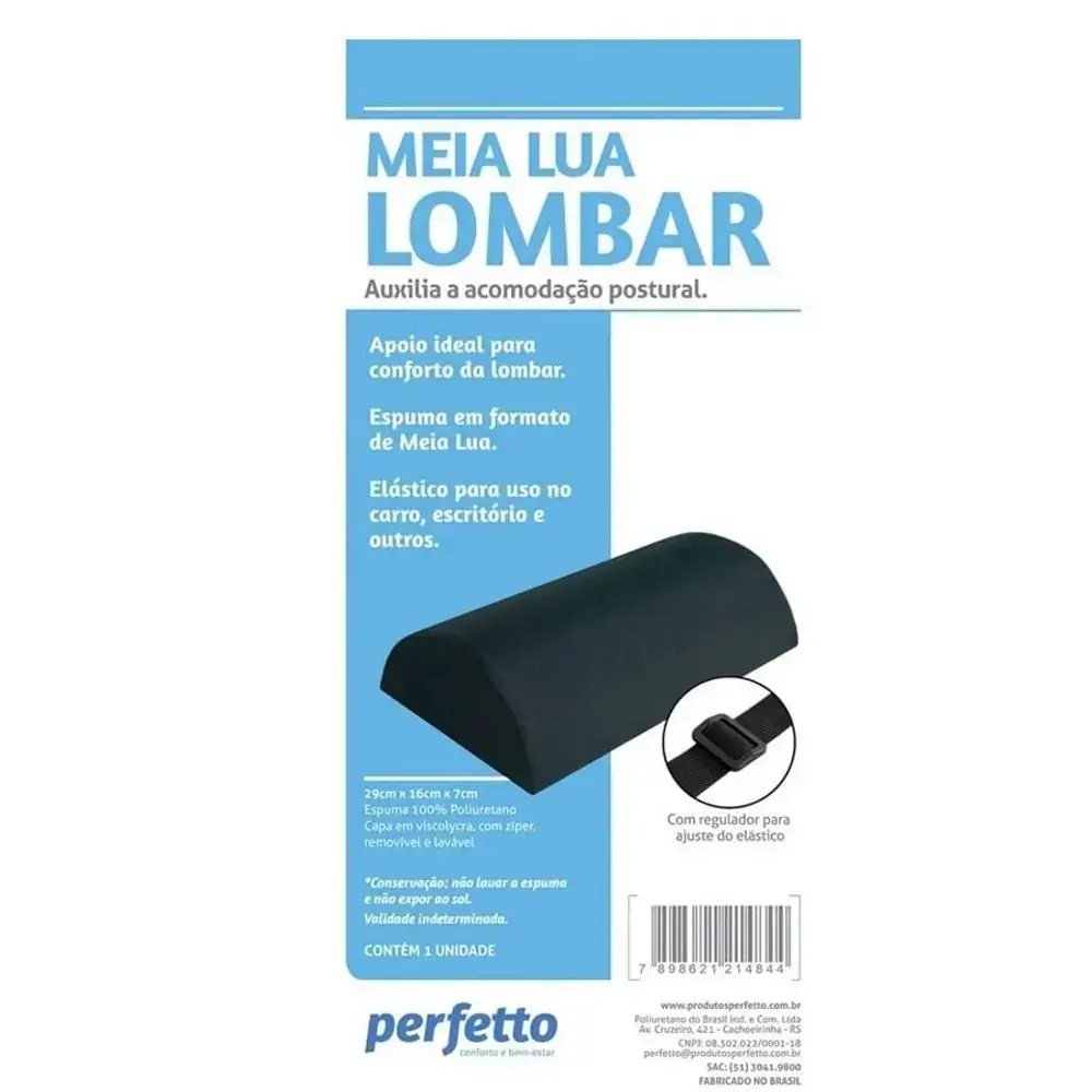 Apoio Postural Meia Lua Lombar Perfetto