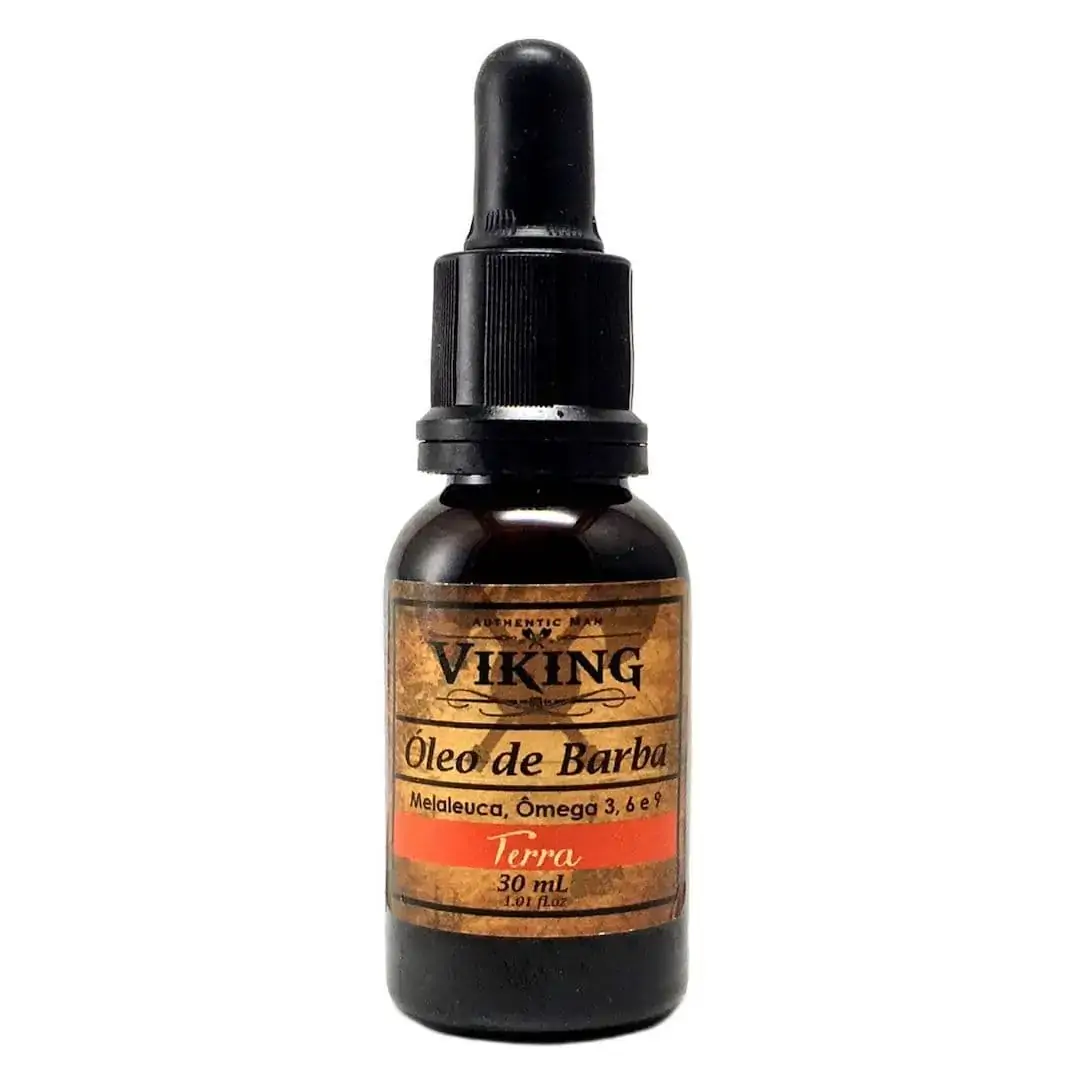 Óleo de Barba Hidrata e Perfuma - Terra 30ml Viking