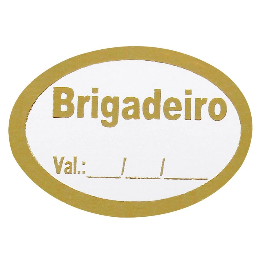 Etiq Brigadeiro 189 C/100 Magia Etiquetas