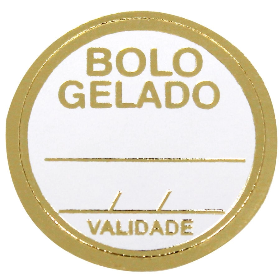 Etiq Bolo Gelado 191 C/100 Magia Etiquetas