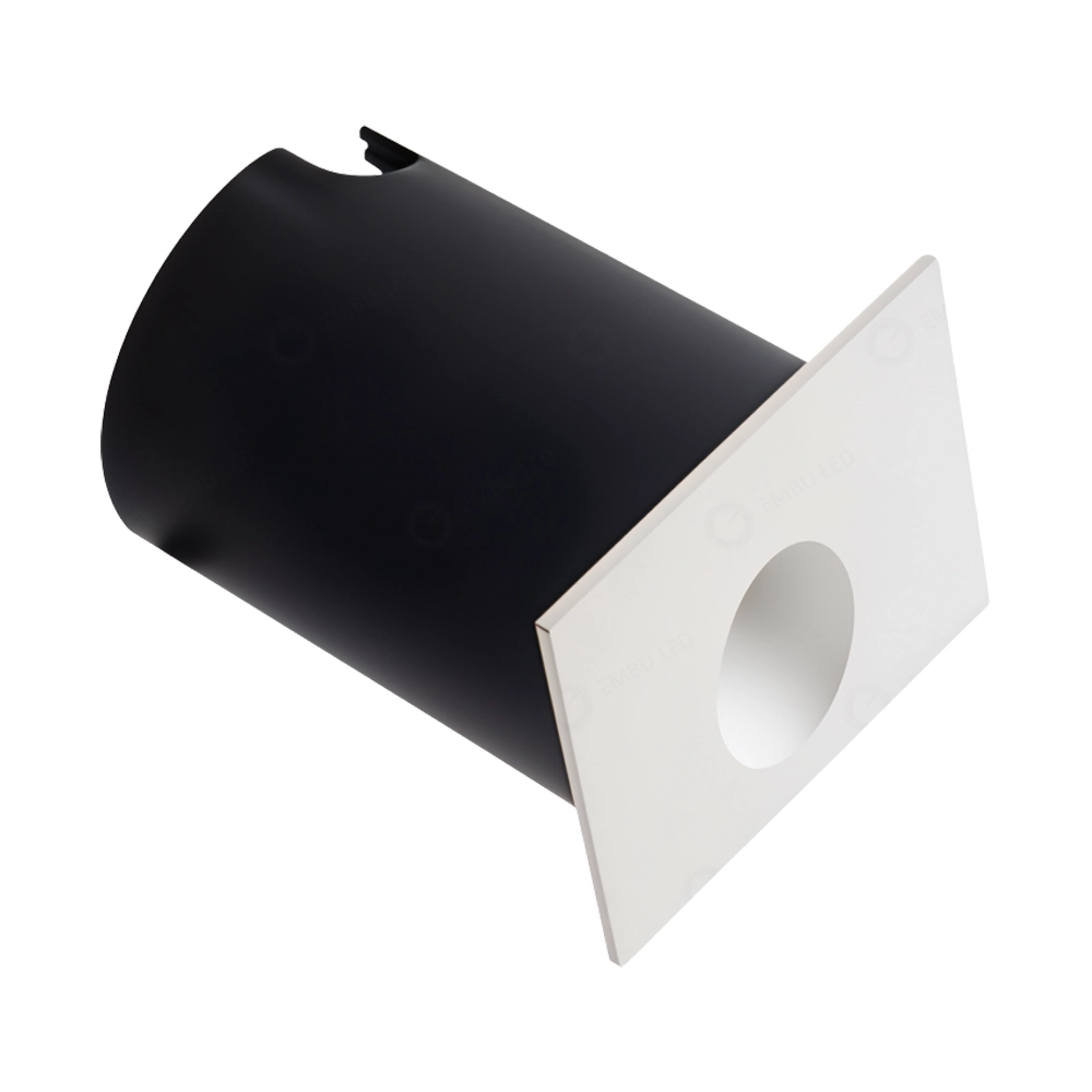 Balizador De Embutir Solo Piso Quadrado Branco Led 2w 3000k Bivolt Ip67