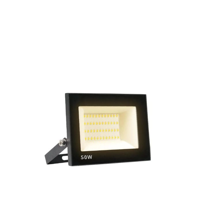 Refletor Led Sobrepor Smd 50w Em   Bivolt Branco Frio U