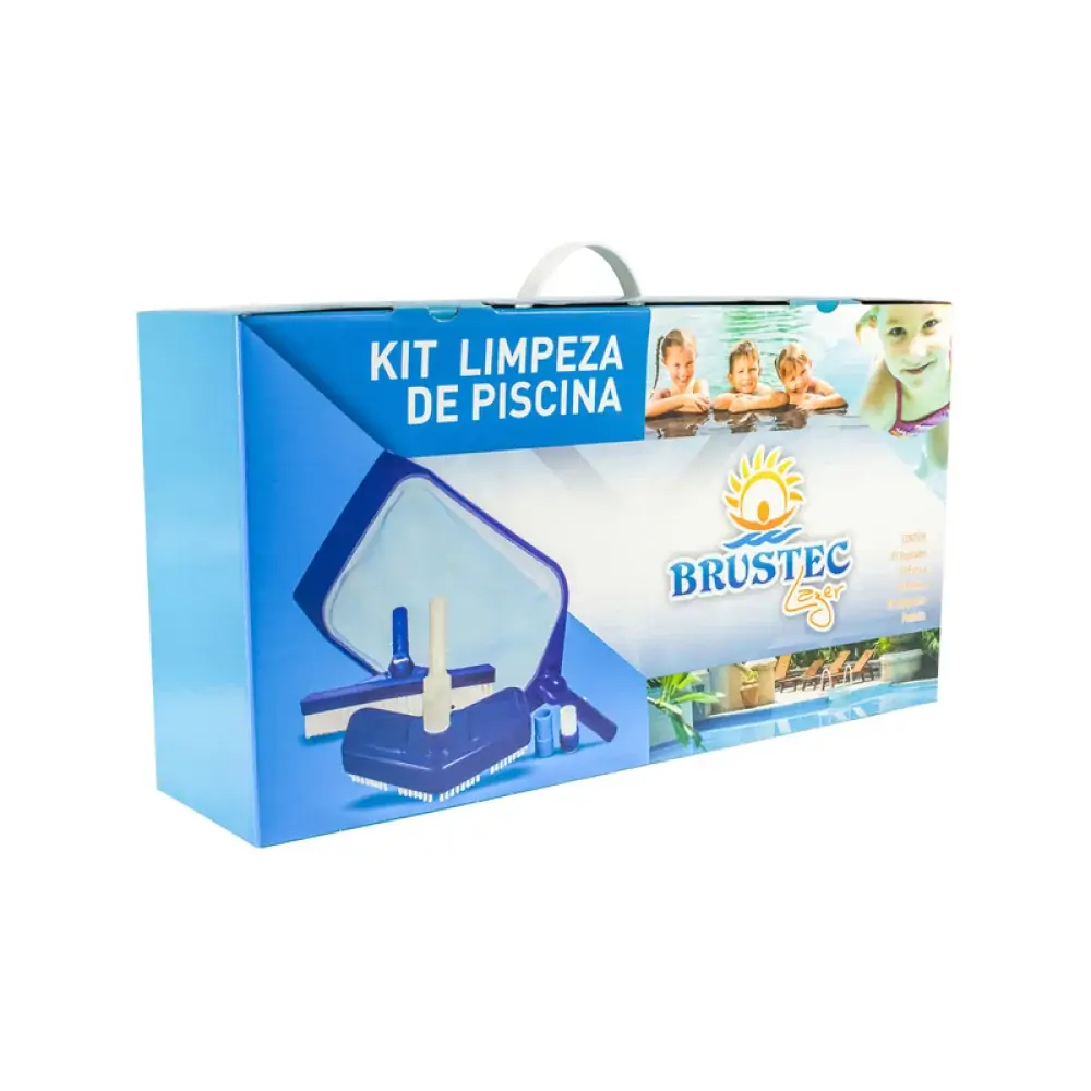 Kit Acessorios De Limpeza P/piscina Brustec