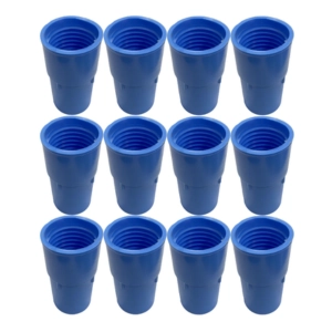 Kit 12un Ponteira Borracha Roscada Mangueira Piscina Limpeza