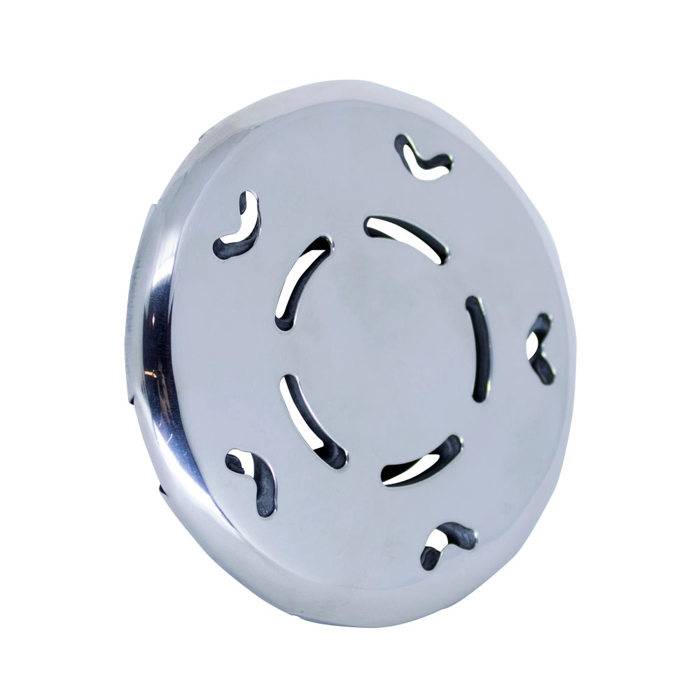 Dispositivo De Nível P/ Piscina Alvenaria Brustec Em Abs C/ Frente Inox 316l 50mm