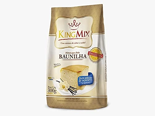 Kingmix Mistura Bolo Zr Baunilha 300g S/gl/lact