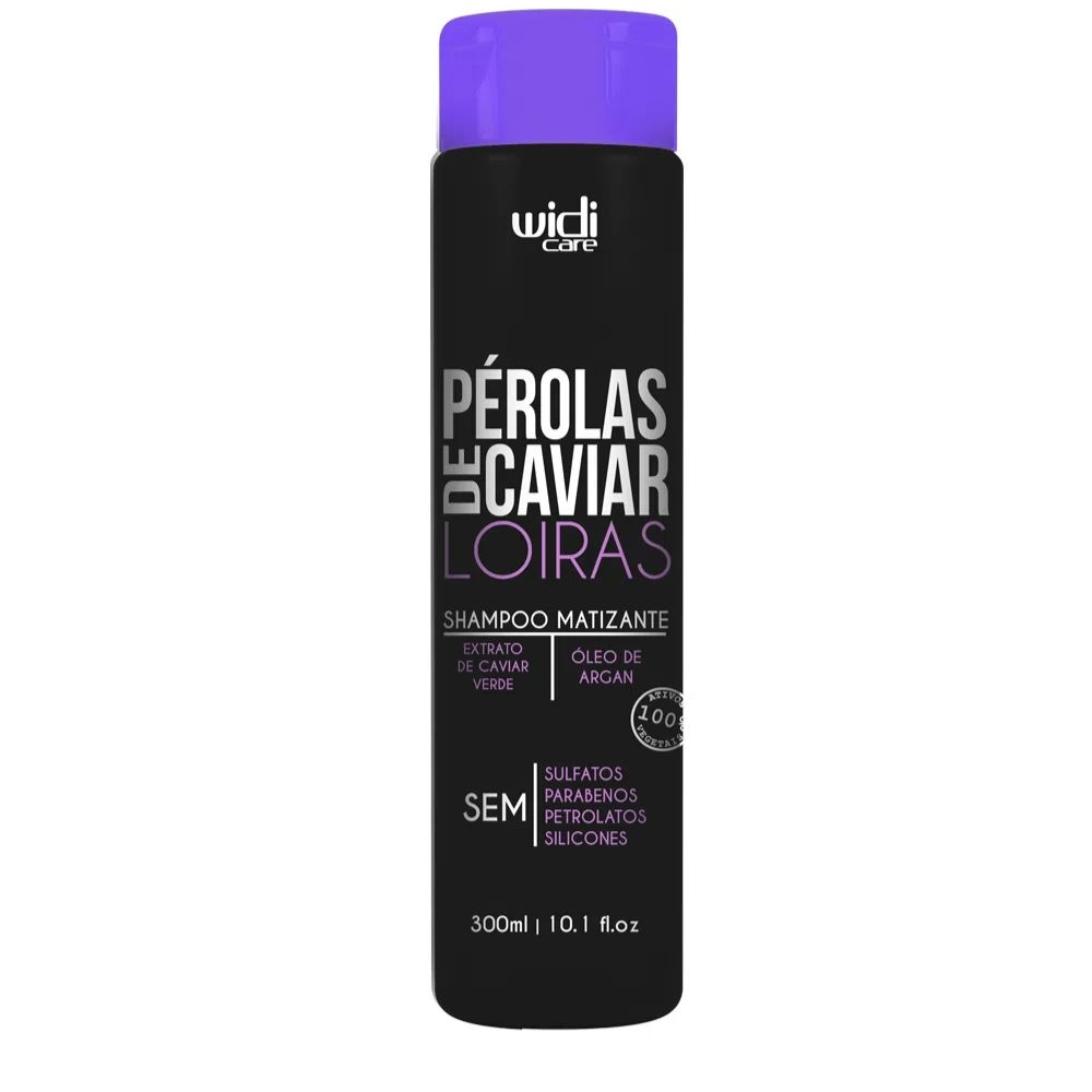 Shampoo Matizante Perolas De Caviar Loiras Wide Care 300ml