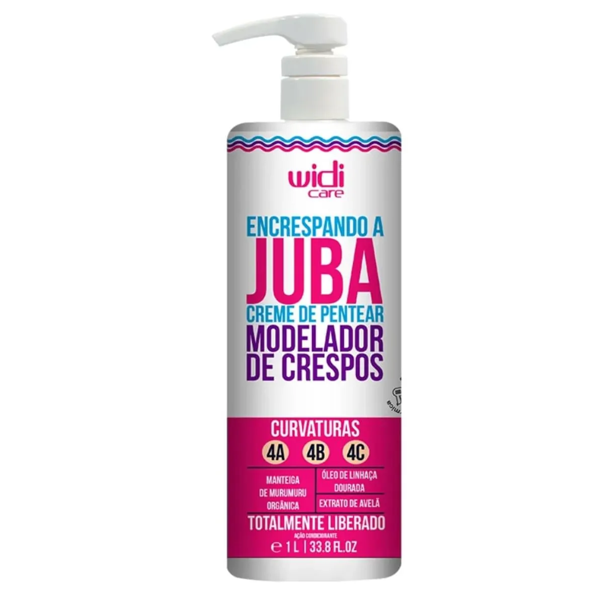 Creme Para Pentear Widi Care Encrespando A Juba Frasco 1l