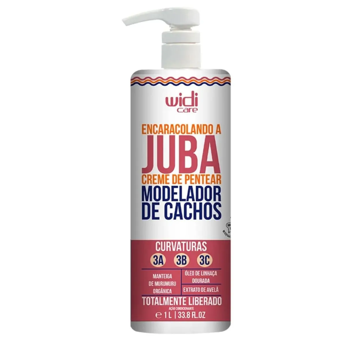 Creme Para Pentear Widi Care Encaracolando A Juba Frasco 1l