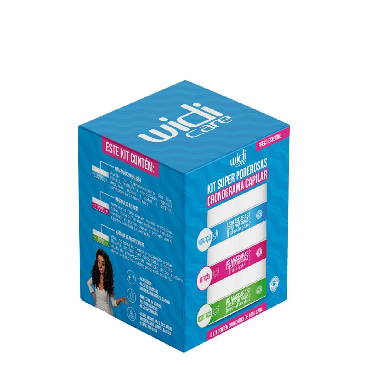 Widi Care Super Poderosas Kit Cronograma 300g