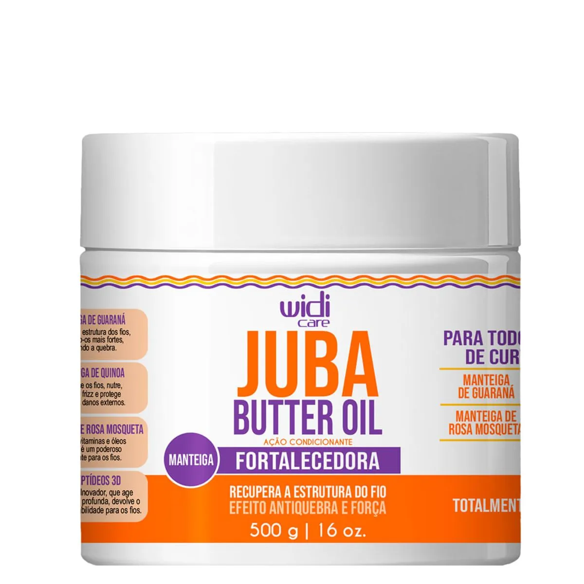 Manteiga Cap Widi Care 500g Juba Butter Oil Fortalecedora