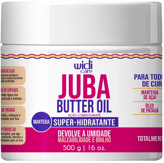 Manteiga Cap Widi Care 500g Juba Butter Oil Condicionante