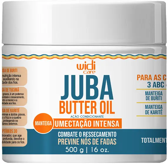 Manteiga Cap Widi Care 500g Juba Butter Oil Umectaçao Intensa