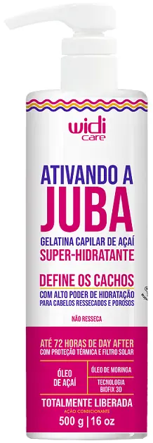 Gelatina Cap Widi Care 500g Ativando A Juba Super Hidratante