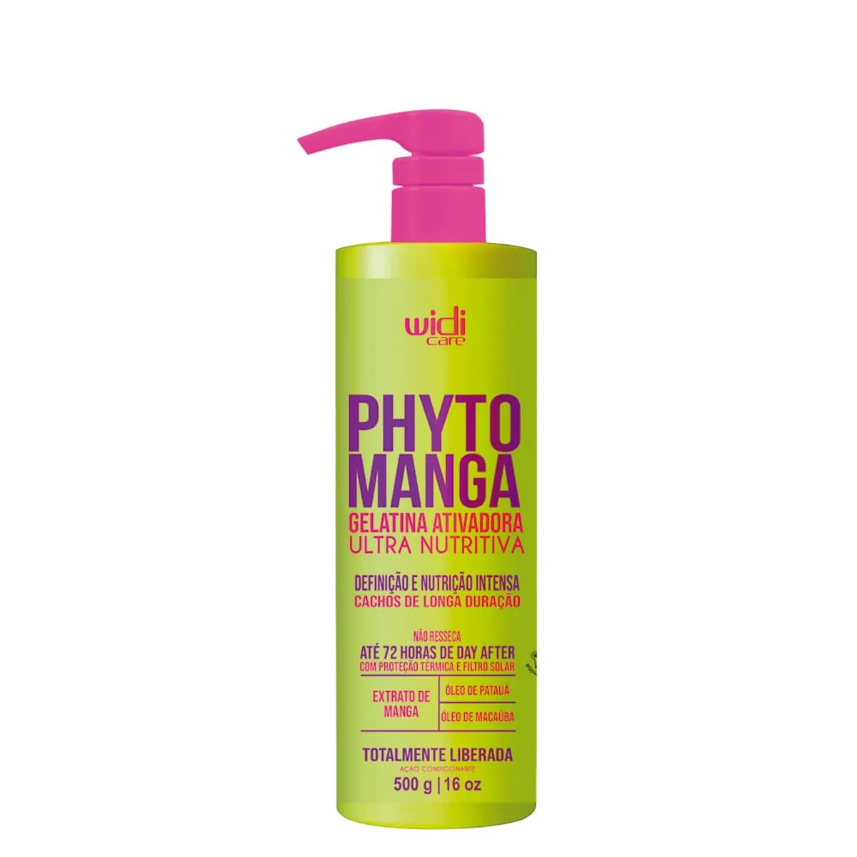 Gelatina Ativadora Widi Care 500g Phytomanga Ultra Nutritiva