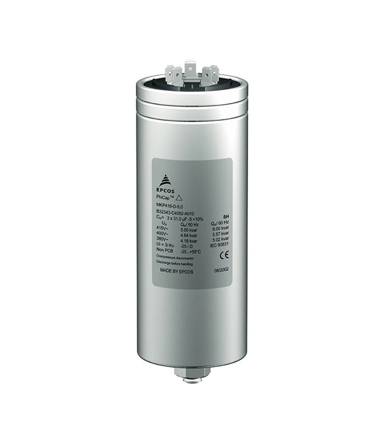 Capacitor Trifásico Mkp380-d-2.1 | 380vca 2,5kvar