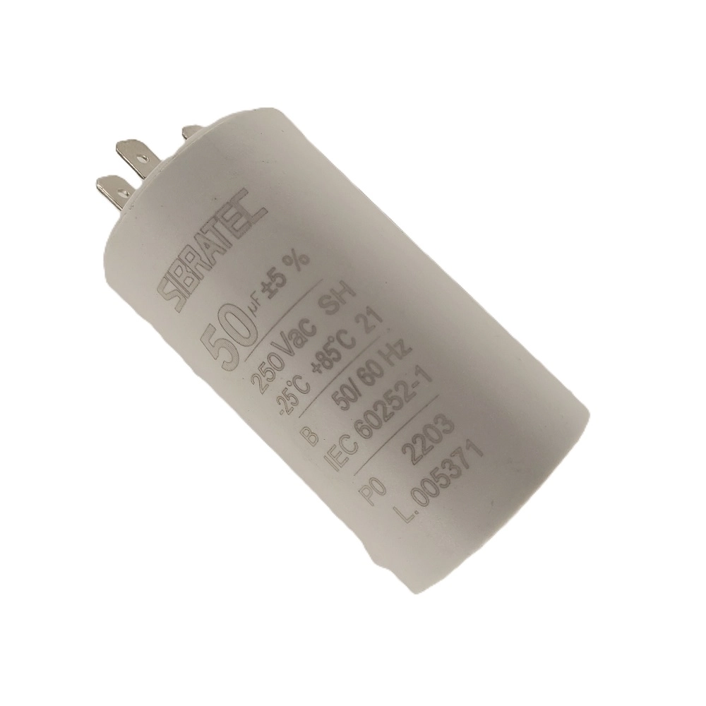 Capacitor Permanente 50uf 250vca Terminais Faston Duplo