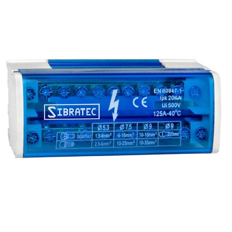 Bloco Distribuição 2 Barramentos 2x11 125a