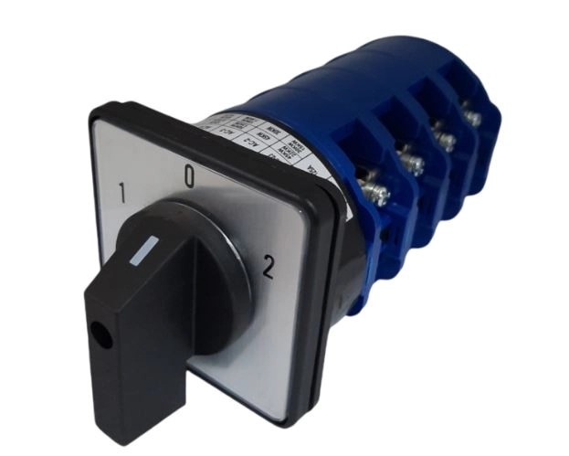Chave De Transferencia Rede/gerador Ou Para Reversão 4 Polos 25a - 3 Posições - Lw28-25a-4p - Para Porta De Painel