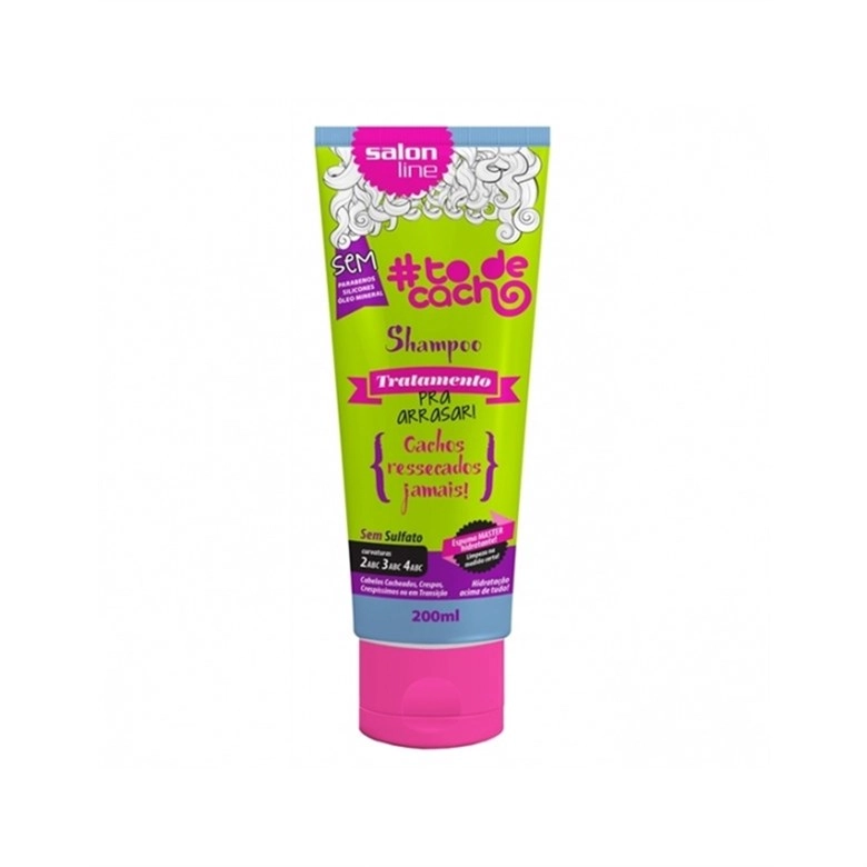 Shampoo Uso Diário Salon Line 200ml Arrasar To De Cacho Unit