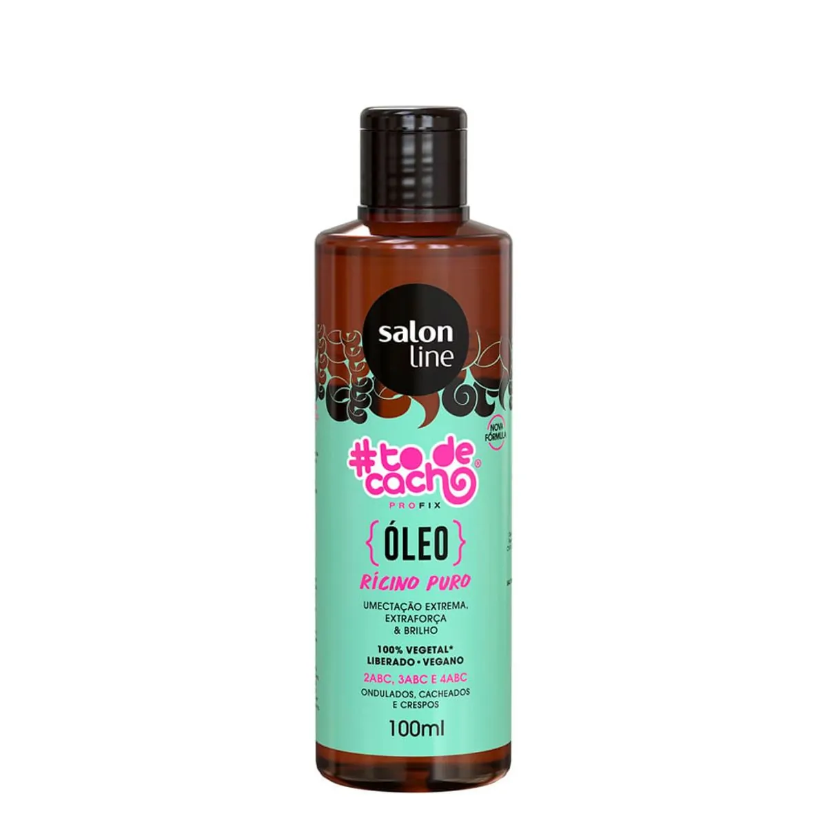 Óleo de Umectação #todecacho Rícino Puro! Salon Line 100ml