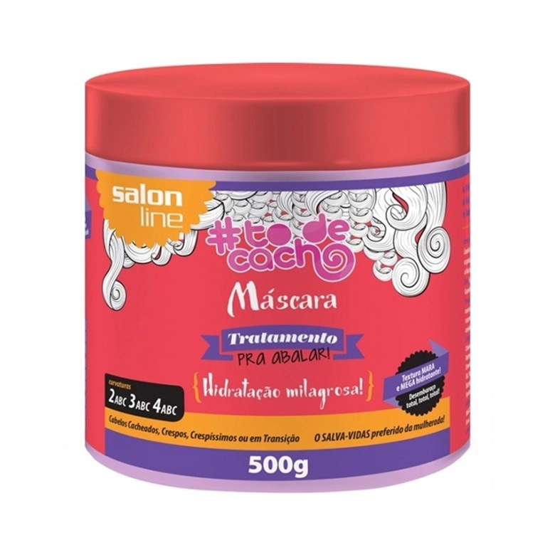 Creme Tratamento Salon Line 500g Abalar To De Cacho Unit