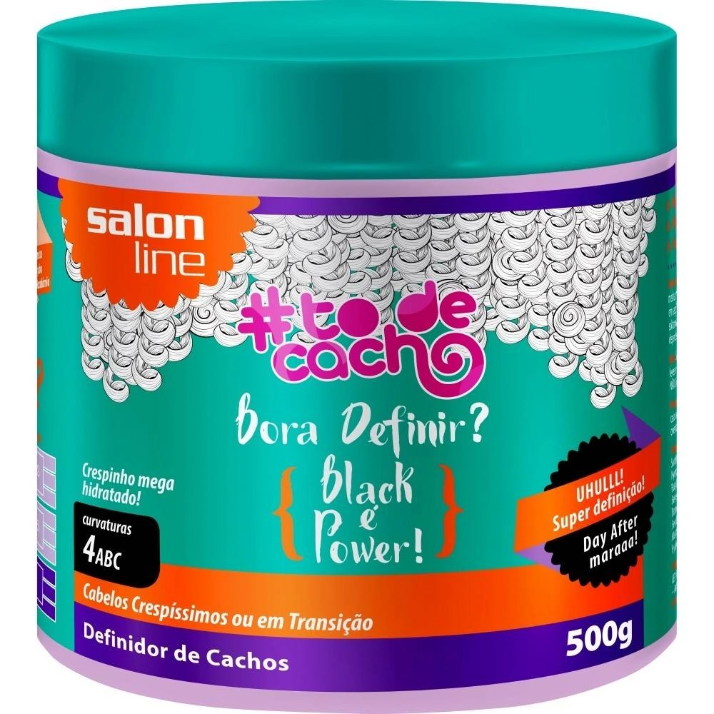 Salon Line Todecacho Bora Definir 500g Black Power
