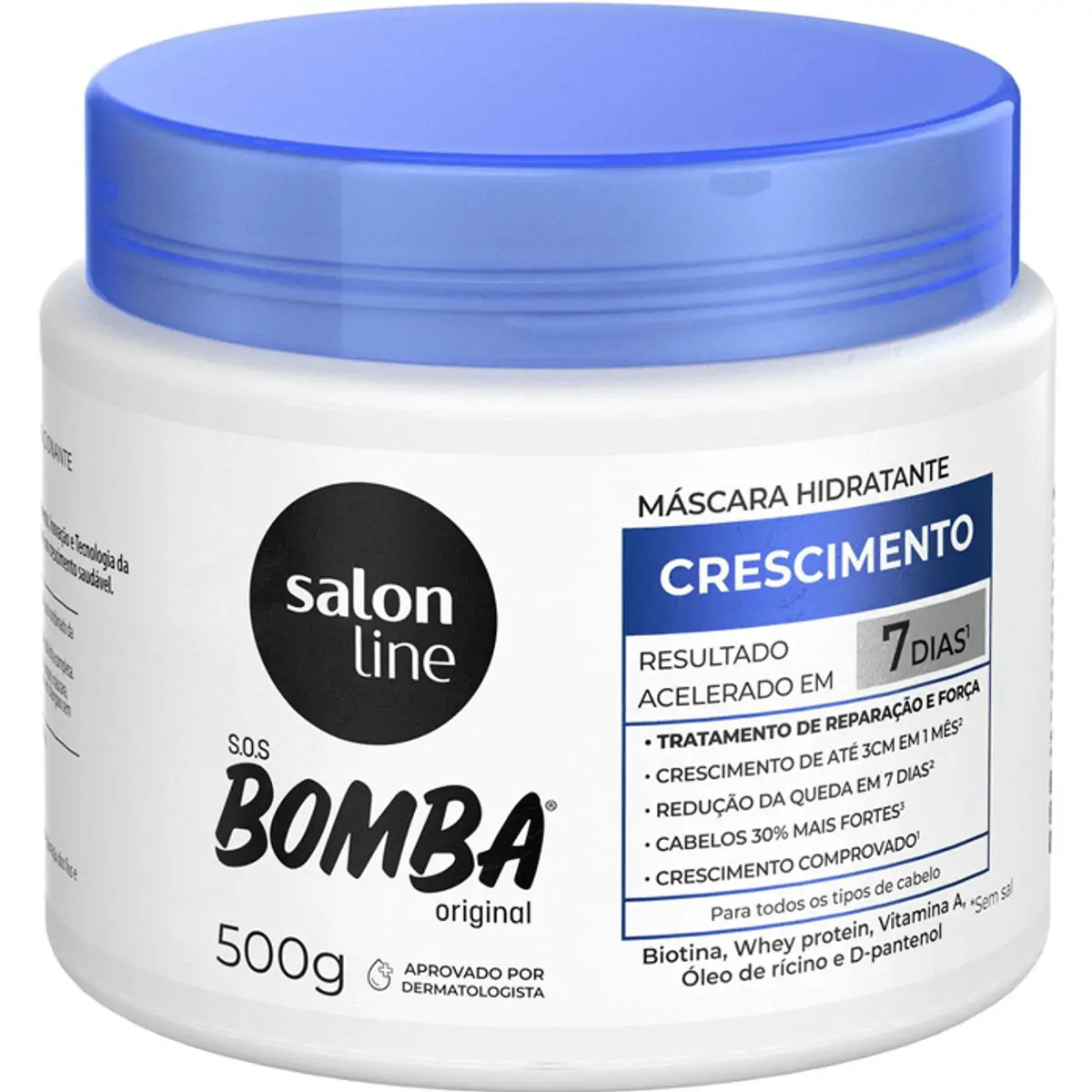 Creme de Tratamento Salon Line S.O.S Bomba Hidratação Óleo de Rícino 300ml