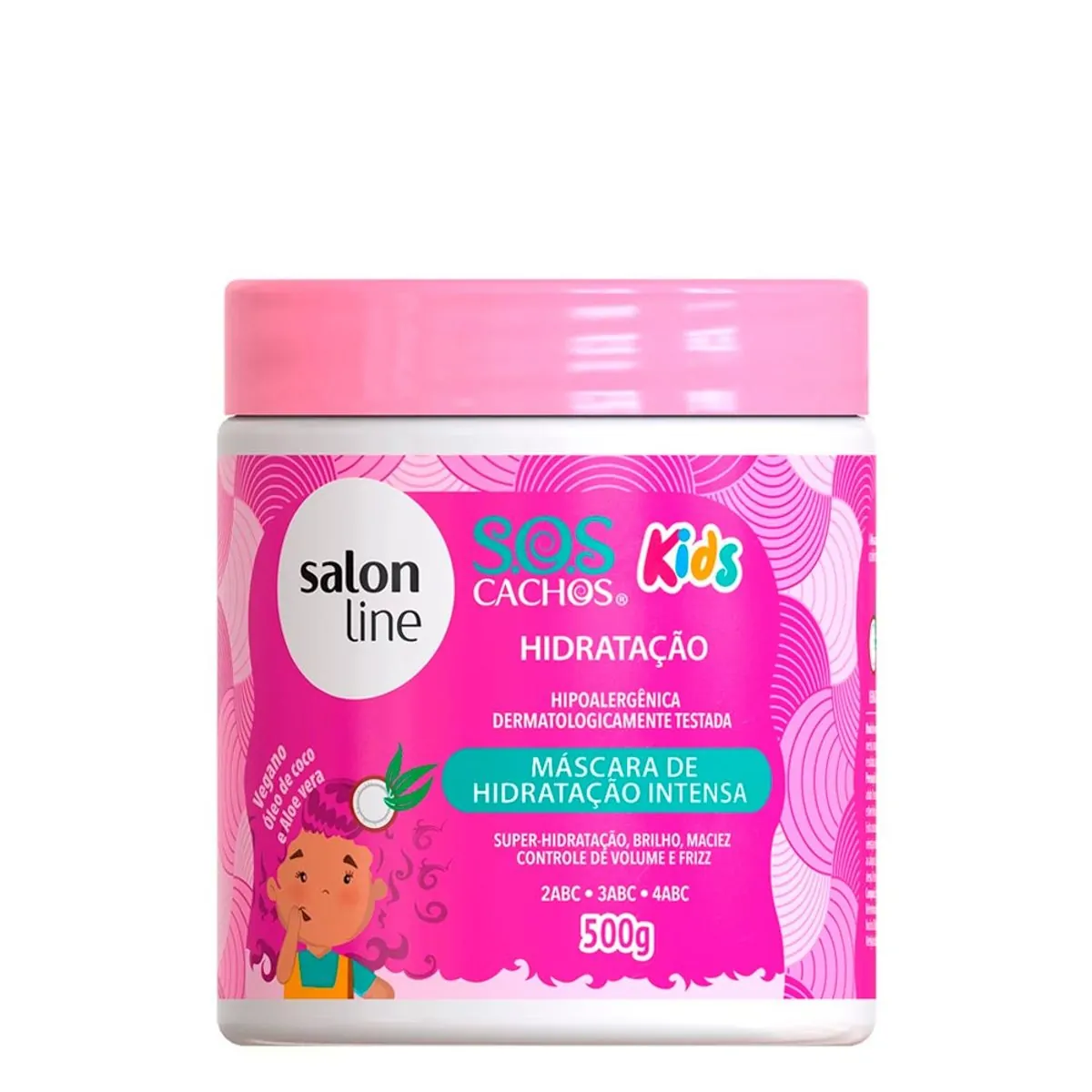 Máscara de Tratamento Salon Line S.O.S Cachos Hidratação Intensa Infantil 500g