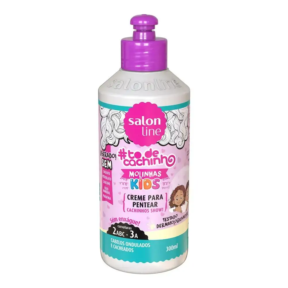 Creme para Pentear #todecachinho Kids Molinhas Ondulados Salon Line 300ml