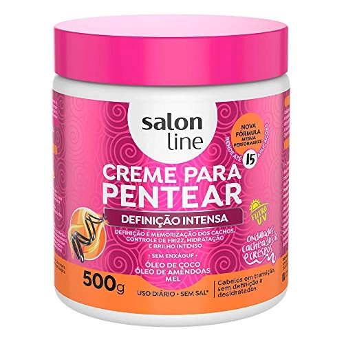 Creme Para Pentear Salon Line 500g Definição Intensa Unit
